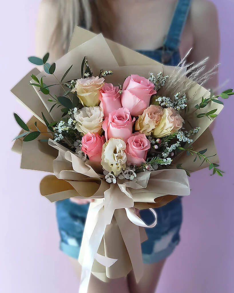Mother's Day Flower Wrap Bouquet